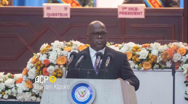 RDC : Félix Tshisekedi qualifie la crise en Ituri de “guerre par procuration” devant le parlement réuni en congrès