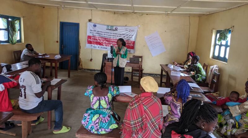 Irumu : REGED renforce le leadership féminin pour la prévention des conflits à Komanda