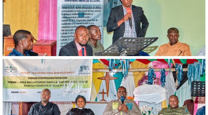 Irumu : une tribune d’expression communautaire organisé à Boga par ACIAR