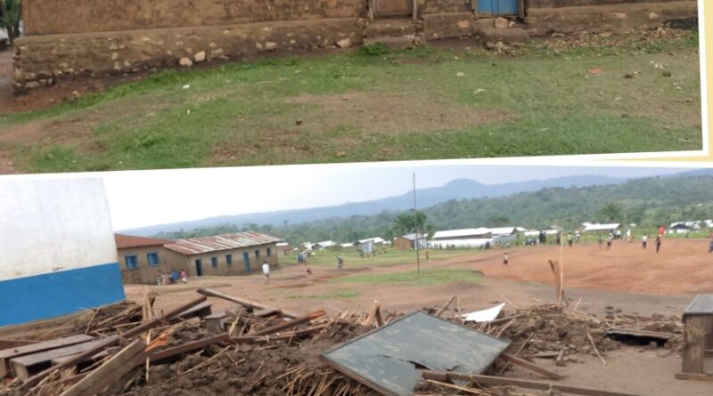 Fortes pluies à Komanda : deux écoles gravement touchées