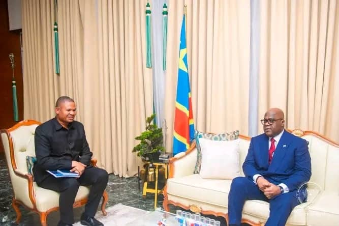 RDC : Félix Tshisekedi s’entretient avec le gouverneur intérimaire du Haut-Katanga sur les priorités de développement