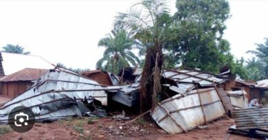 Mambasa : des maisons emportées par le vent à Biakato