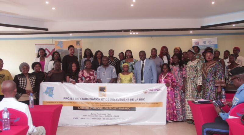 Ituri : La deuxième phase du projet STAR-RDC lancée à Bunia pour renforcer la lutte contre les VBG