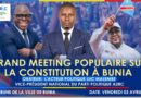 Ituri : un grand meeting populaire sur la Constitution annoncé à Bunia