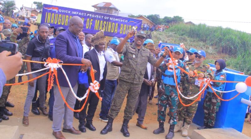 Irumu : le pont Masinda inauguré pour désenclaver Bavonkutu et renforcer la cohésion sociale