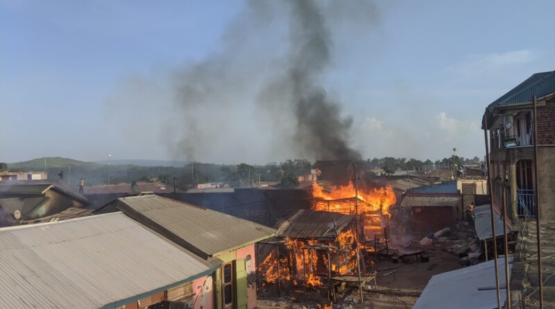 Irumu : un incendie dévaste plusieurs commerces au centre négoce de komanda