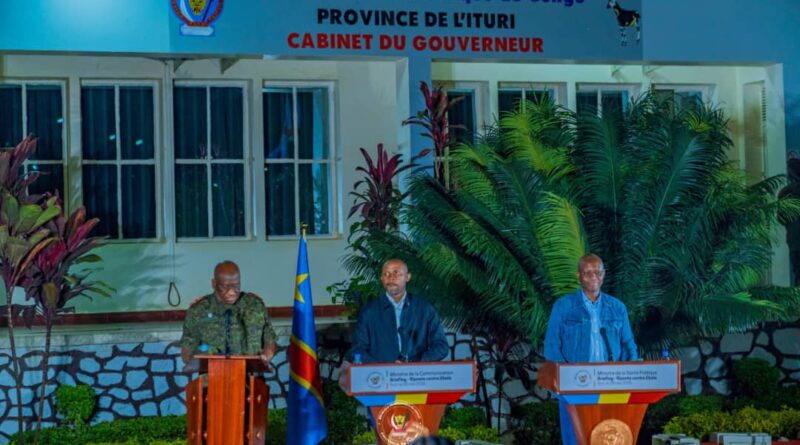 Ituri : le gouvernement écarte la fermeture des écoles malgré la menace d’Ebola