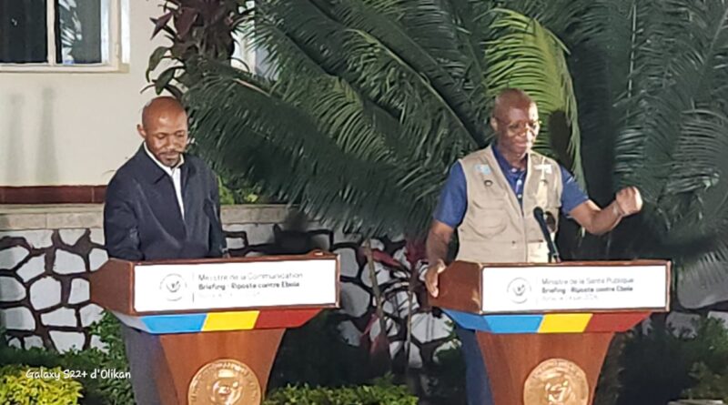 Ebola en Ituri : le gouvernement décrète la gratuité des soins dans les zones touchées.
