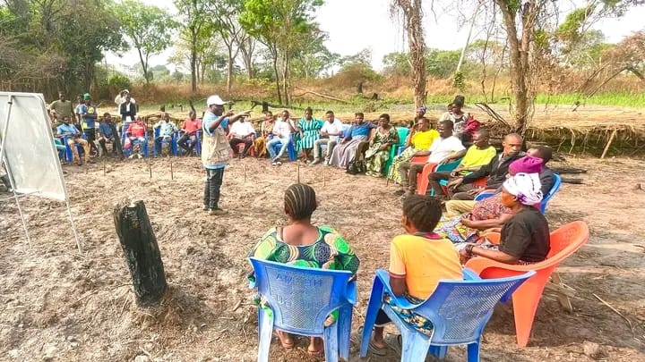 Tanganyika : la FAO renforce les capacités des producteurs grâce aux Champs Écoles Paysans Photo de réunion