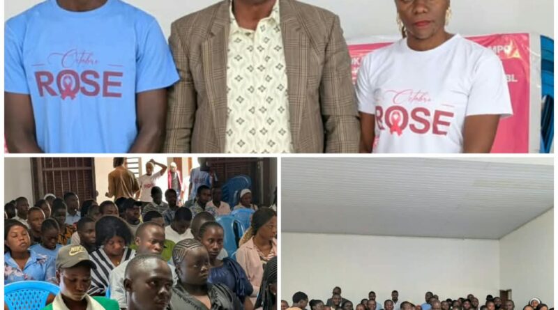 Haut-Uele : Lancement à isiro d’une campagne de sensibilisation contre le cancer du sein par les étudiants en médecine de l’université de l’uelé Photo